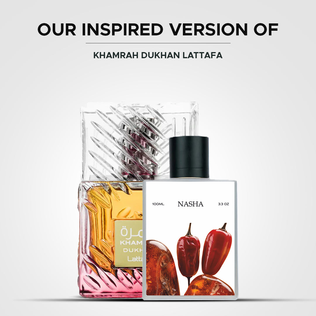 Nasha Inspired By Khamr@h Dukh@n L@tt@f@ Perfumes